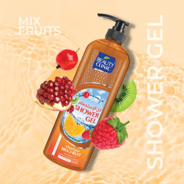 Beauty Clinic Mix Fruit Shower Gel 1000ml - Image 4