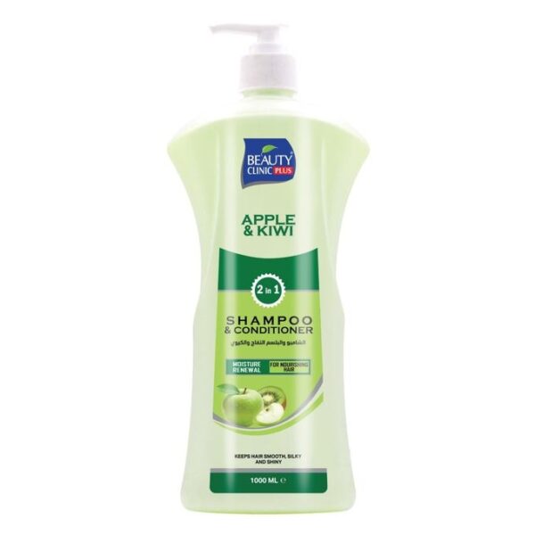 Apple and Kiwi Shampoo & Conditioner 1000ml by Beauty Clinic Plus