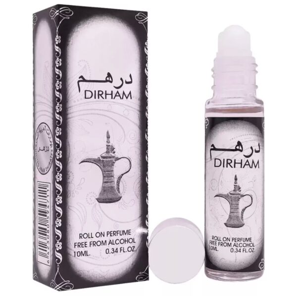 Dirham Silver Roll On Perfume Oil 10ml by Ard Al Zaafaran Concentrated Perfume Oil Alcohol-Free