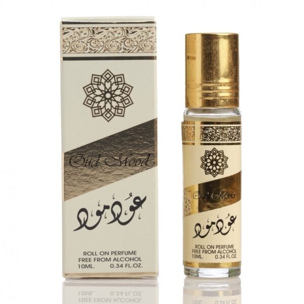 Oud Mood Roll On Perfume Oil 10ml by Ard Al Zaafaran Concentrated Perfume Oil Alcohol-Free