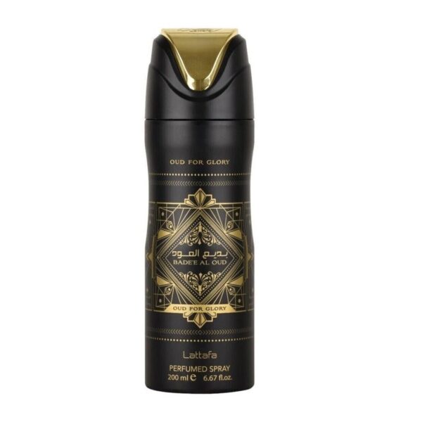 Badee Al Oud Perfumed Body Spray 200ml by Lattafa