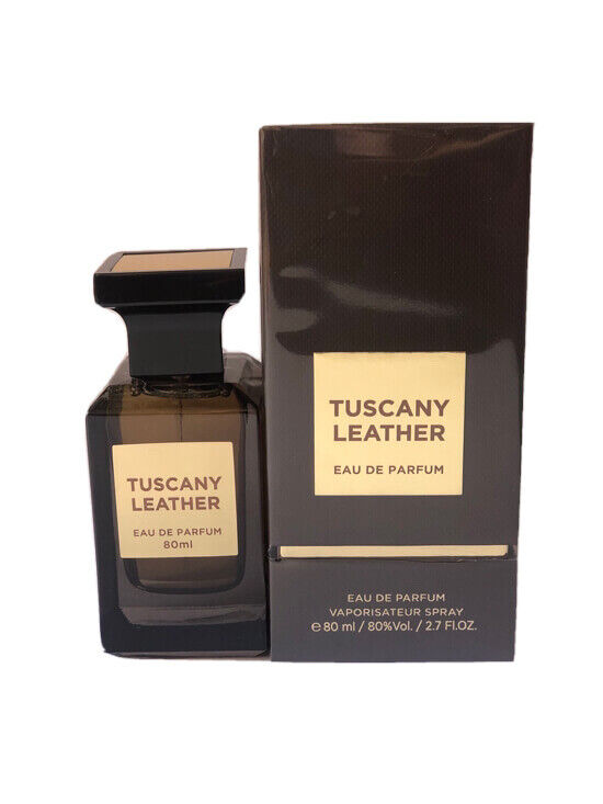 Tuscany leather 80ml By Fragrance World EDP - PEARL FRAGRANCES